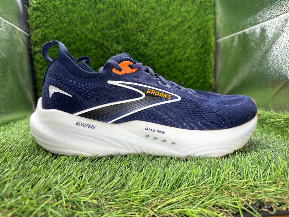 Brooks Glycerin 22 1104451D494 Athletic Sneaker Men's 8.5D Blue Jacquard Sports